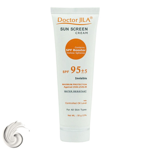 کرم ضدآفتاب دکتر ژیلا مدل Invisible با SPF95، حجم 50میلیلیتر