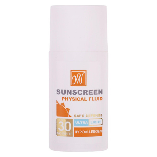 فلوئید ضدآفتاب بیرنگ مای +SPF30 مدل Physicall مناسب انوع پوست، حجم 50 میلیلیتر