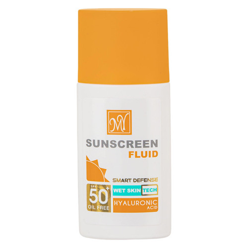 فلوئید ضدآفتاب بیرنگ مای SPF50 مدل Smart Defense مناسب انواع پوست، حجم 50 میلیلیتر