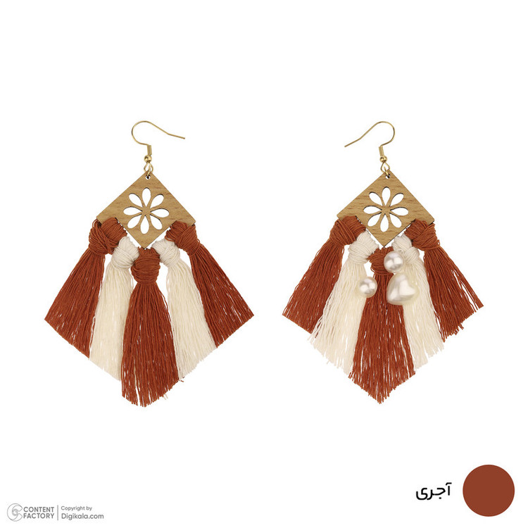 گوشواره دست دوز زنانه بومی مدل 008