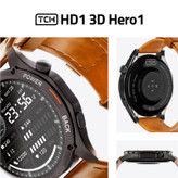 ساعت هوشمند تی سی اچ مدل TCH HD1 3D Hero1 دارای قابلیت های کنترل موسیقی (Music Player)، قابلیت مکالمه از طریق بلوتوث، پشتیبانی از زبان فارسی در منو و سیستمعامل، قابلیت تغییر طرح ساعت یا تم بند چرم مصنوعی