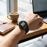 ساعت هوشمند میبرو مدل Watch Lite 3 مناسب برای ورزش، روزمره، رسمی، دارای قابلیتهای صفحه نمایش رنگی و لمسی، قابلیت مکالمه از طریق بلوتوث، بند چرم، فرم صفحه دایره