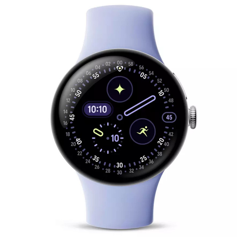 ساعت هوشمند 41 میلیمتری گوگل مدل Pixel Watch 4 با بند سیلیکونی