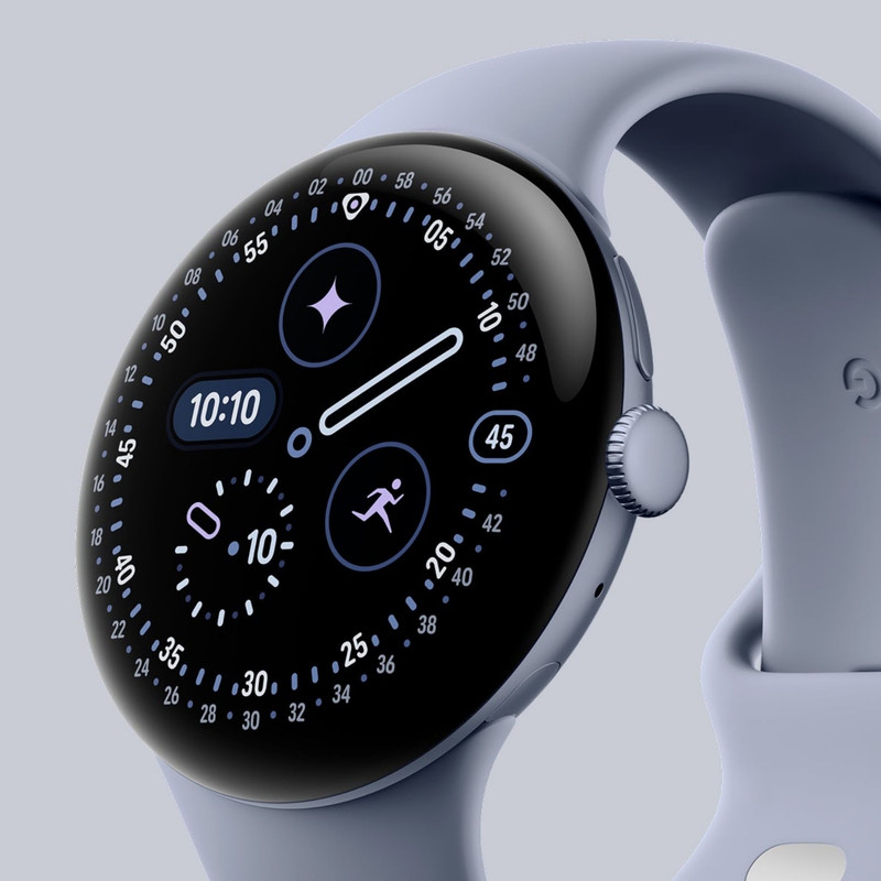 ساعت هوشمند 41 میلیمتری گوگل مدل Pixel Watch 4 با بند سیلیکونی