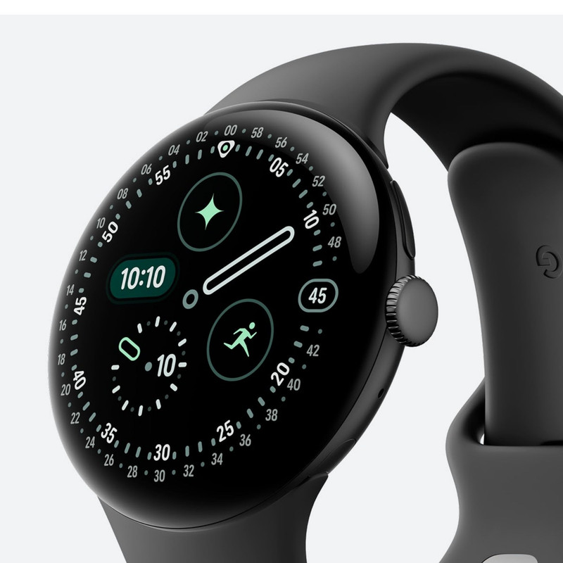 ساعت هوشمند 41 میلیمتری گوگل مدل Pixel Watch 4 با بند سیلیکونی