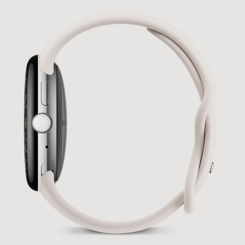 ساعت هوشمند 41 میلیمتری گوگل مدل Pixel Watch 4 با بند سیلیکونی