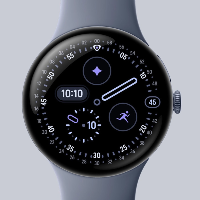 ساعت هوشمند 41 میلیمتری گوگل مدل Pixel Watch 4 با بند سیلیکونی