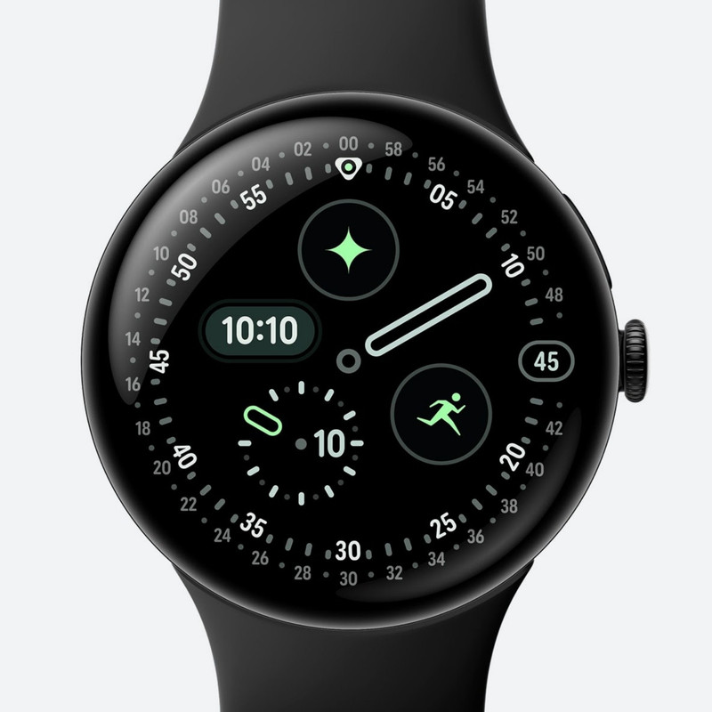 ساعت هوشمند 41 میلیمتری گوگل مدل Pixel Watch 4 با بند سیلیکونی