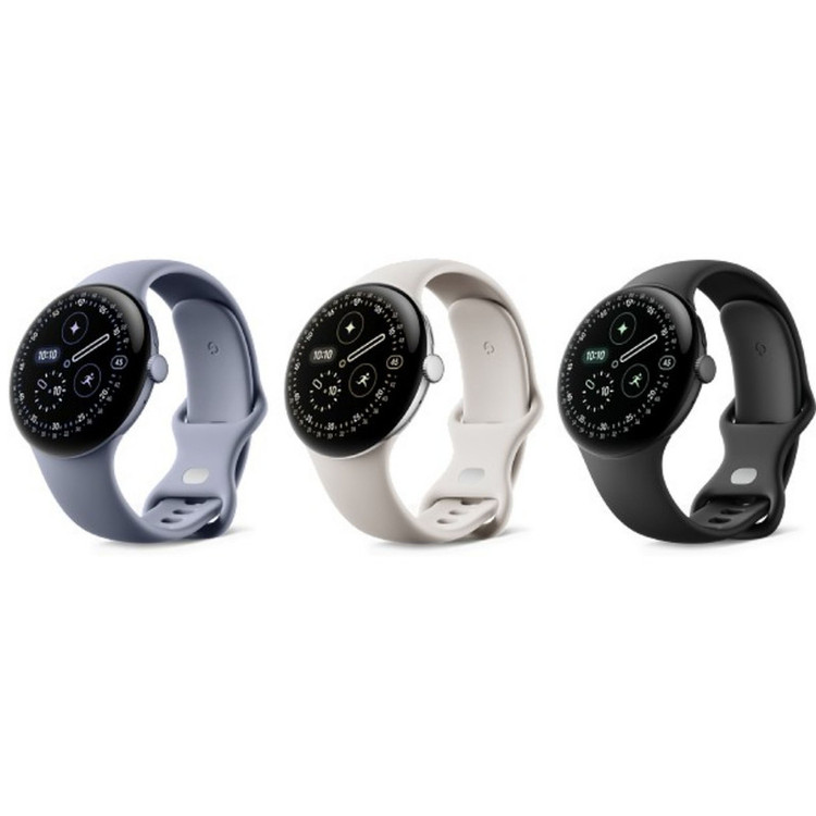 ساعت هوشمند 41 میلیمتری گوگل مدل Pixel Watch 4 با بند سیلیکونی