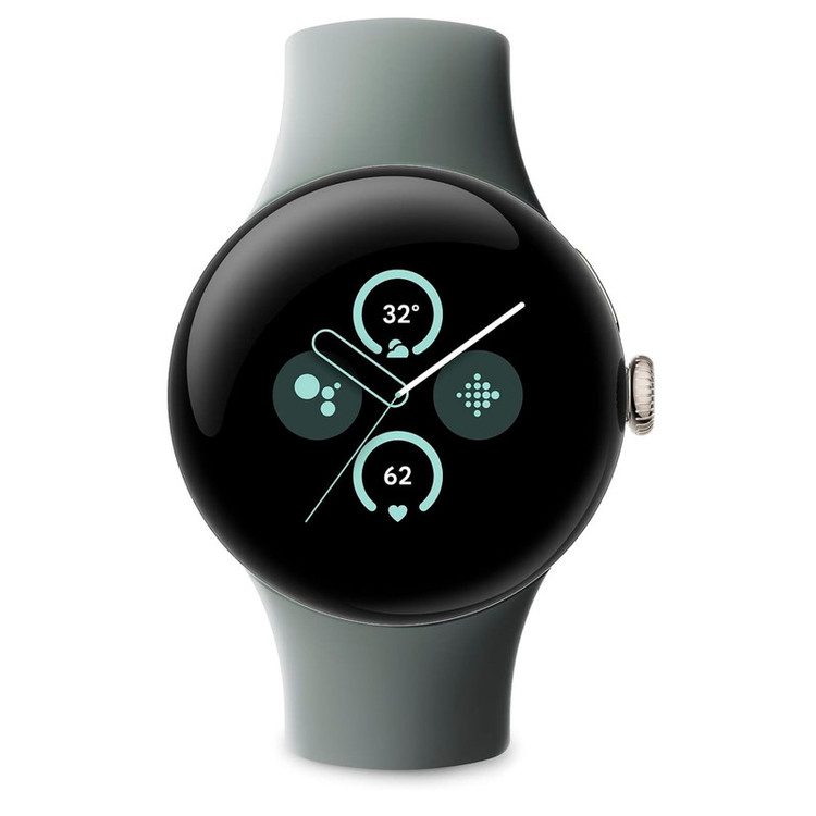 ساعت هوشمند 41 میلیمتری گوگل مدل Pixel Watch 2 با بند سیلیکونی