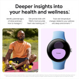 ساعت هوشمند 41 میلیمتری گوگل مدل Pixel Watch 2 با بند سیلیکونی