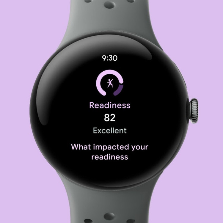 ساعت هوشمند 45 میلیمتری گوگل مدل Pixel Watch 3 با بند سیلیکونی