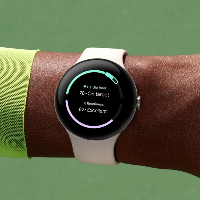 ساعت هوشمند 45 میلیمتری گوگل مدل Pixel Watch 3 با بند سیلیکونی
