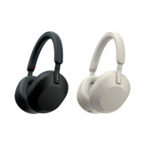 هدفون بیسیم سونی مدل WH-1000XM5 با نویز کنسلینگ فعال (ANC)، درگاه شارژ USB Type-C، دارای 4 میکروفون با فناوری Beamforming، پشتیبانی از دستیار صوتی، قابلیت اتصال همزمان به دو دستگاه