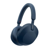هدفون بیسیم سونی مدل WH-1000XM5 با نویز کنسلینگ فعال (ANC)، درگاه شارژ USB Type-C، دارای 4 میکروفون با فناوری Beamforming، پشتیبانی از دستیار صوتی، قابلیت اتصال همزمان به دو دستگاه