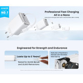 شارژر دیواری 35 وات انکر مدل A2658 به همراه کابل USB-C