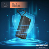 پاوربانک 10.5 وات پرودو مدل Piano PDPBJ34BK ظرفیت 20000 میلیآمپرساعت