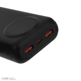 پاوربانک 22.5 وات گرین لاین مدل Nairo ظرفیت 20000 میلیآمپرساعت به همراه کابل تبدیل USB-A به USB-C