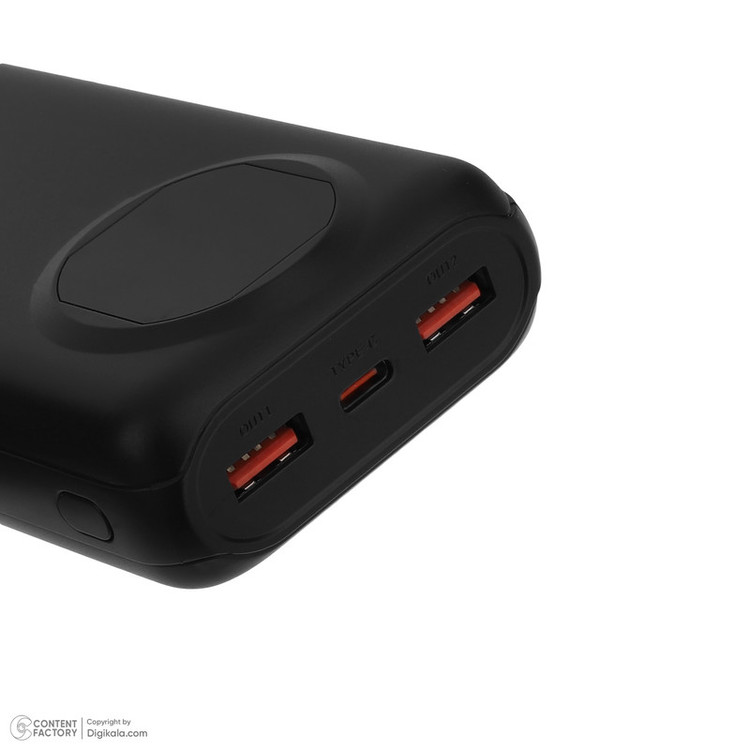 پاوربانک 22.5 وات گرین لاین مدل Nairo ظرفیت 20000 میلیآمپرساعت به همراه کابل تبدیل USB-A به USB-C