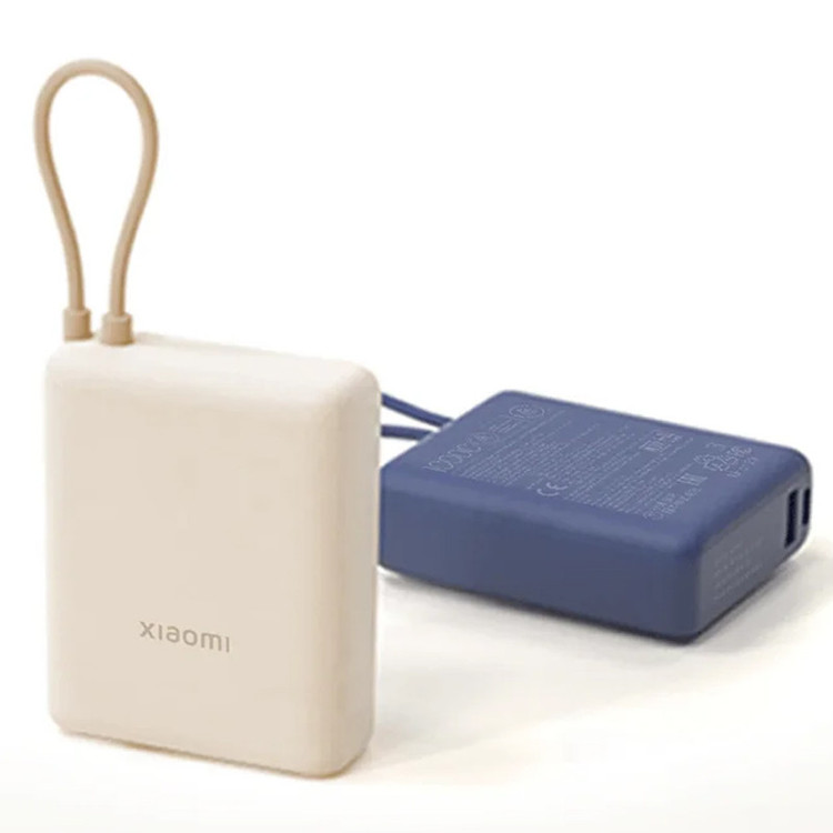 پاوربانک 33 وات شیائومی مدل PB1033MI ظرفیت 10000 میلیآمپرساعت به همراه کابل USB-C