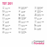 پاور استیشن 200 وات تسکو مدل TST 201 ظرفیت 32000 میلی آمپر ساعت