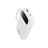 پاوربانک 22.5 وات بیسوس مدل 22.5W QPow2 Dual Cable ظرفیت 10000 میلی آمپر ساعت