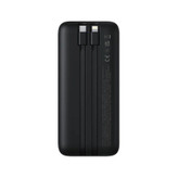 پاوربانک 22 وات بیسوس مدل LIPOW Dual ظرفیت 20000 میلیآمپرساعت به همراه کابل USB-C و لایتنینگ