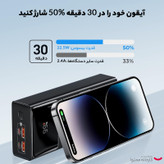 پاوربانک بیسوس مدل STAR-LORD-P10022905 ظرفیت 30000 میلی آمپر ساعت