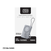 پاوربانک بیسیم 22.5 وات تی سی اچ مدل Elite 1020WS ظرفیت 10000 میلیآمپرساعت