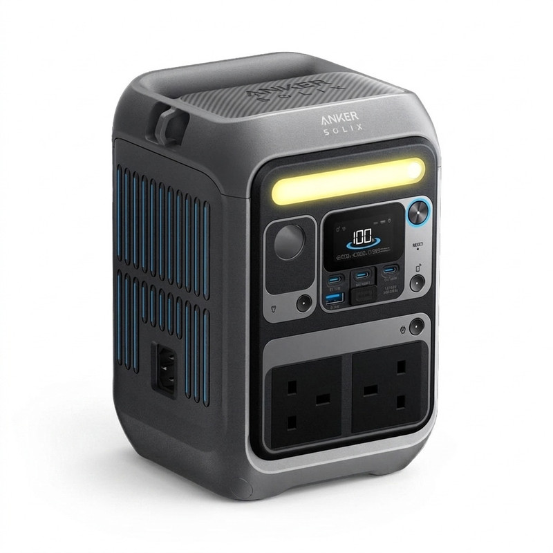 پاور استیشن 300 وات انکر مدل SOLIX C300 A1722 (AC Plug) ظرفیت 90000 میلی‌آمپرساعت معادل 288 وات ساعت