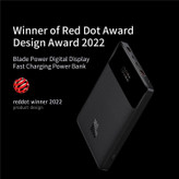 پاوربانک بیسوس مدل BALDE HIGH POWER DIGITAL DISPALY PPBL000201 100W ظرفیت 20000 میلی آمپر ساعت