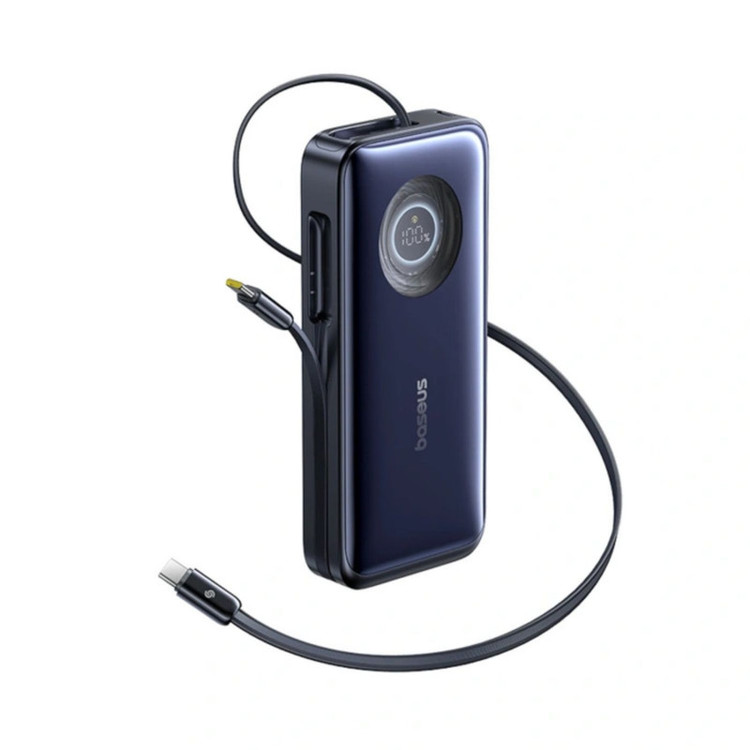 پاوربانک 100 وات بیسوس مدل EnerCore CR11 ظرفیت 20000 میلیآمپرساعت به همراه دو عدد کابل USB-C