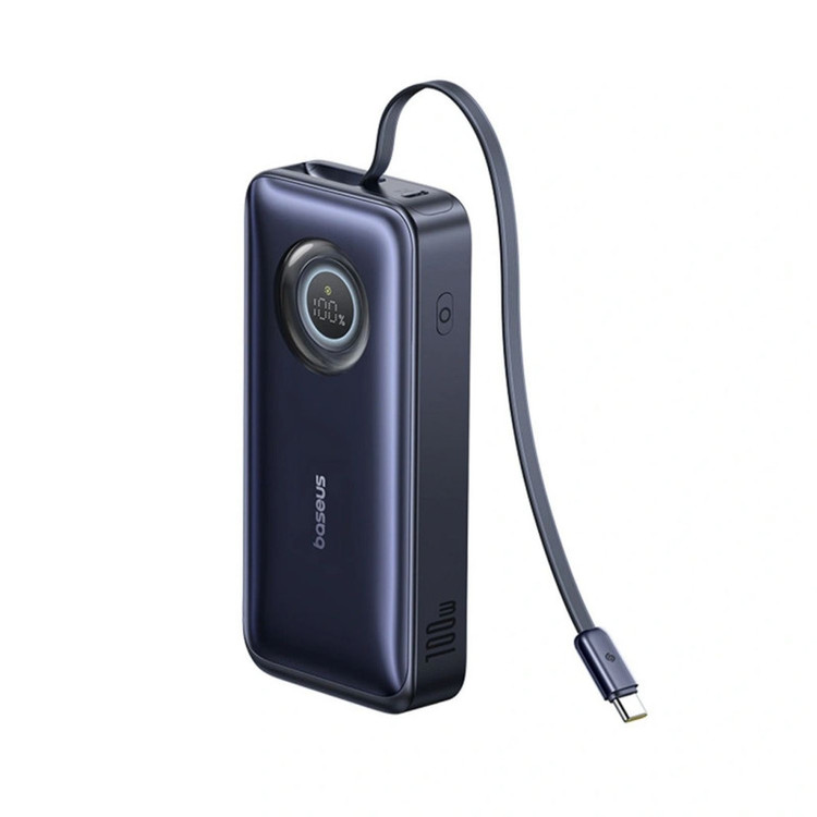 پاوربانک 100 وات بیسوس مدل EnerCore CR11 ظرفیت 20000 میلیآمپرساعت به همراه دو عدد کابل USB-C